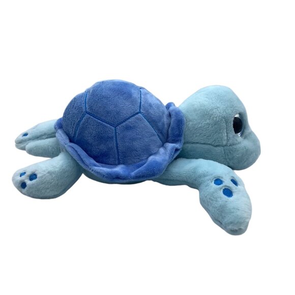 Zoo Tropical Blue Sea Turtle Plush Stuffed Animal Toy 12" Ocean Creature - Picture 3 of 7